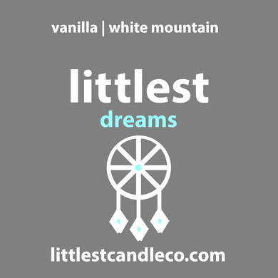 DREAMS | white mountain + vanilla candle