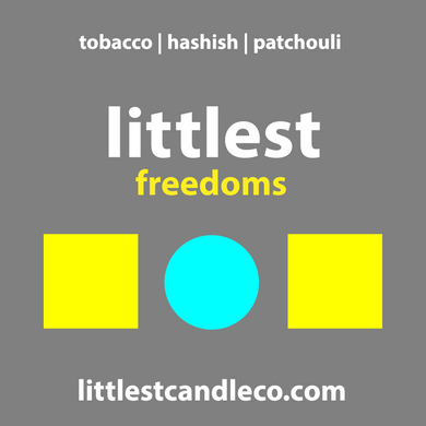 FREEDOMS | tobacco | hashish | patchouli candle