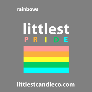 PRIDE | rainbow candle